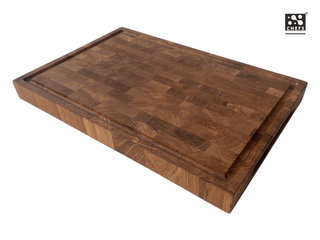 Chefs Soul Pjaustymas ir smulkinimas Dvipusė ąžuolinė pjaustymo lentelė Chefs Soul CarveOak, 45 x 30 x 4cm