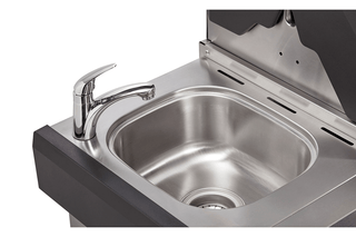 Enders Dujiniai griliai Dujinis Grilis Enders Kansas II Pro 4 Sik Profi Turbo su Turbo Zona, Kriaukle ir Šonine Virykle, Plieno Spalvos