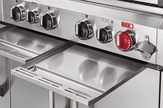 Enders Dujiniai griliai Dujinis Grilis Enders Kansas II Pro 4 Sik Profi Turbo su Turbo Zona, Kriaukle ir Šonine Virykle, Plieno Spalvos