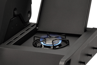 Enders Dujiniai griliai Dujinis Grilis Enders Monroe Pro 3 SIK Turbo Shadow su Turbo Zona ir Šonine Virykle, Grafito Spalvos