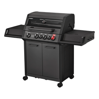 Enders Dujiniai griliai Dujinis Grilis Enders Monroe Pro 4 SIK Turbo Shadow su Turbo Zona ir Šonine Virykle, Grafito Spalvos