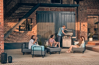 Enders Dujiniai griliai Dujinis Grilis Enders Monroe Pro 4 SIK Turbo su Turbo Zona ir Šonine Virykle, Plieno Spalvos