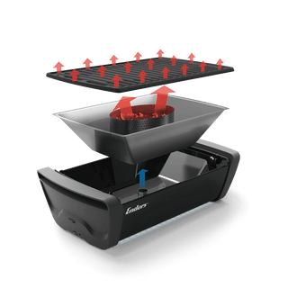 Enders Turistiniai griliai Nešiojamas Anglinis Grilis Enders Aurora, Mirror Black