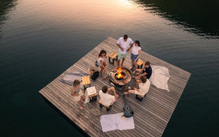 Feu Du Jardin Atviri griliai Lauko Ugniavietė Feu du Jardin Wave Rust, Ø 98 x 57 cm