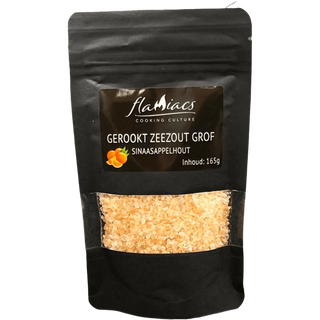 Flamiacs Prieskoniai ir malūnėliai Flamiacs rūkyta druska su apelsinu, 165 g