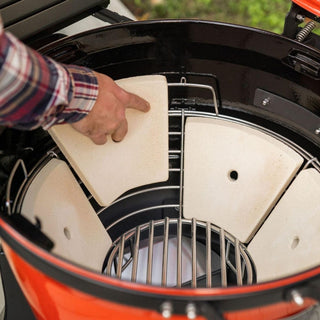 Kamado Joe Kamado griliai Anglinis kamado grilis Kamado Joe Kettle Joe, Ø 57 cm, raudonas