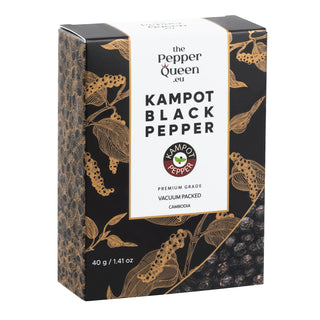 Kampot Pepper Prieskoniai ir malūnėliai Juodieji kampoto pipirai Kampot Black Pepper, 40 gr