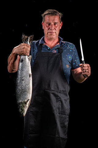 STYLE DE VIE Pjaustymas ir smulkinimas Japoniško plieno peilis STYLE DE VIE Olive Forged, Fish Fillet, 18 cm (filiavimui)