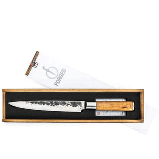 STYLE DE VIE Pjaustymas ir smulkinimas Japoniško plieno peilių STYLE DE VIE Olive Forged, Chef, 20,5 cm (šefo)  ir Carving, 20,5 cm (išpjaustymo) Rinkinys