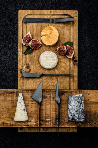 STYLE DE VIE Pjaustymas ir smulkinimas Sūrio ir sviesto peilių rinkinys STYLE DE VIE, 6 vnt., Juodas