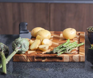 Teakhaus Pjaustymas ir smulkinimas Pjaustymo lentelė Teakhaus Herringbone Medium Thickness (L), 46 x 36 x 2,5 cm