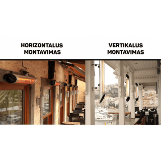 Veito Šildytuvas Infraraudonųjų spindulių šildytuvas Veito Blade S 2,5 kW, sidabrinis