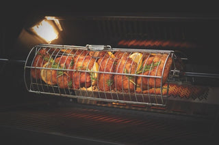 NAPOLEON Sukamų iešmų sistemos Sukamasis krepšys gruzdinimui NAPOLEON, universalus, 2 dalių