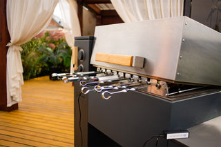 Nevartyk Iešmai NEVARTYK automatinė šašlykų vartymo sistema, 8 iešmai, Priedas griliui