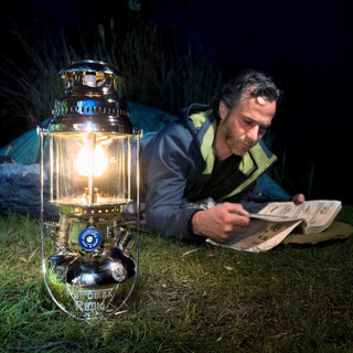 Petromax Apšvietimas Parafino lempa PETROMAX HK 500, chromas, aukštis 40 cm, 400 vatų šviesos srautas