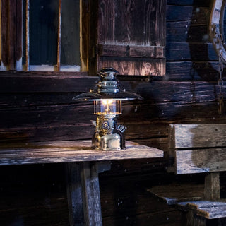 Petromax Apšvietimas Parafino lempa PETROMAX HK 500, chromas, aukštis 40 cm, 400 vatų šviesos srautas