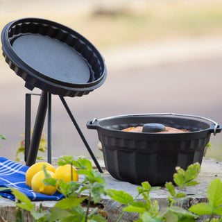 Petromax Indai iš ketaus Ketaus kepimo forma PETROMAX pyragui (su dangčiu) 23,8 x 16,3 x 23,8 cm