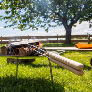 Petromax Indai iš ketaus Ketaus vaflių keptuvė PETROMAX, ilga rankena, 3 x 20 x 72 cm