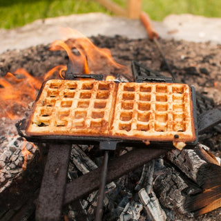 Petromax Indai iš ketaus Ketaus vaflių keptuvė PETROMAX, ilga rankena, 3 x 20 x 72 cm