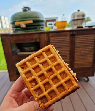 Petromax Indai iš ketaus Ketaus vaflių keptuvė PETROMAX, trumpa rankena,  3 x 19,4 x 49 cm