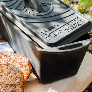 Petromax Indai iš ketaus Stačiakampis ketaus indas PETROMAX K4 su dangčiu, 13.4 x 13 x 13.5 cm, 2.4 l