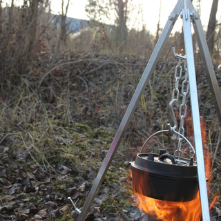 Petromax Indai iš ketaus Trikojis stovas PETROMAX Tripod, aukštis 88-144 cm, maksimali apkrova 40 kg