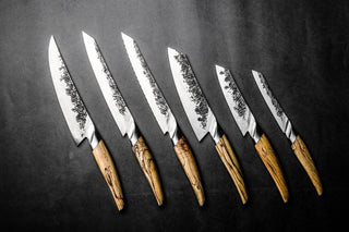 STYLE DE VIE Pjaustymas ir smulkinimas Japoniško stiliaus peilis STYLE DE VIE, Katai Forged, Carving, 20,5 cm
