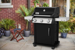 WEBER Dujiniai griliai Dujinis grilis Weber Spirit E-325 GBS, su šonine virykle, juoda