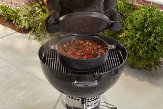 WEBER Indai iš ketaus Ketaus puodas WEBER Dutch Oven Duo, 6,8 l, 42,3 x 33,5 x 12,2 cm