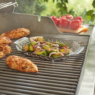 WEBER Indai Skrudinimo indas WEBER, S dydis, ovalus, 18,8 cm x 26,92 cm x 2,79 cm