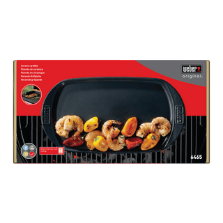 WEBER Kepimo paviršiai Keraminis kepimo padėklas WEBER Griddle, 40 x 22 cm