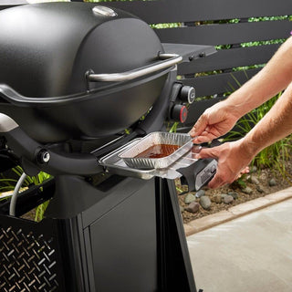 WEBER Q 3200N+ gas grill with side tables and premium cart, 1501137 - WEBER - Evelostore