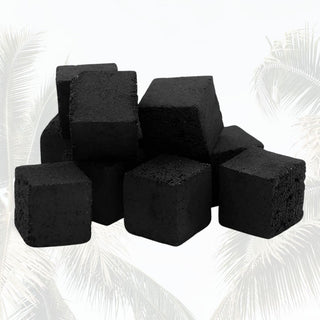 Pressed coconut shell charcoal cubes SCHWARZBERG, 1 kg
