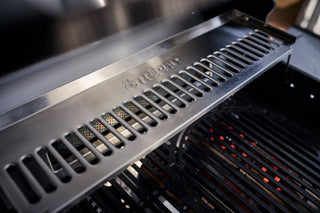 Enders Monroe Pro 3 SIK Turbo Gas Grill with Turbo Zone and Side Cooker, Steel Colours