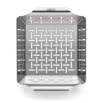 WEBER DELUXE grilling basket, small, 6481 - WEBER - Evelostore