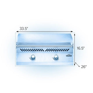 Napoleon Built-In 700 Series 32" įmontuojama plancha – nuotrauka 2