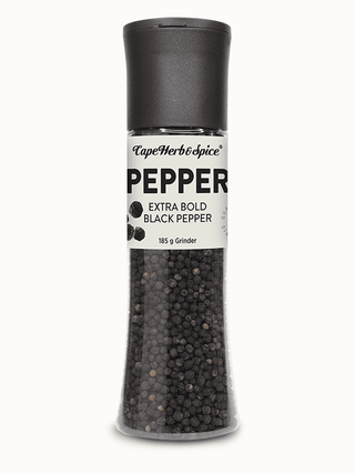 CAPE HERB & SPICE "Black Peppercorns" pepper mill, 185 g