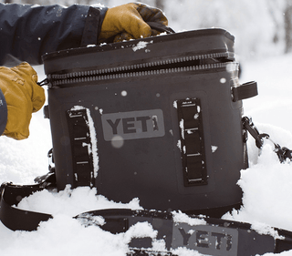 YETI Hopper Flip 18 Soft Cooler minkštas šaltkrepšis, Tamsiai mėlyna spalva - nuotrauka 11