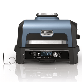 Ninja Woodfire Pro Connect XL OG901EU mėlynas juodas elektrinis lauko grilis-rūkykla