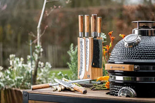 Double-sided magnetic knife stand STYLE DE VIE, walnut