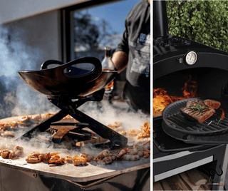 Augoust Atviri griliai Daugiafunkcė lauko kepsninė-orkaitė Augoust Four-grill Gastronomique