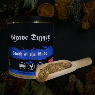 ROCK'N'RUBS Grave Digger Universalūs Prieskoniai  "Clash of the Gods", 140 g