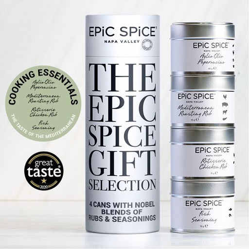 Epic Spice Napa Valley Cooking Essentials, Viduržemio Jūros Skoniai, prieskonių rinkinys, 4 vnt