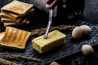 Sūrio ir sviesto peilių rinkinys STYLE DE VIE, 6 vnt., Sidabras