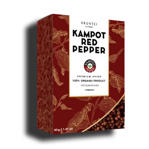 Raudonieji kampoto pipirai Kampot Red Pepper, 40 gr