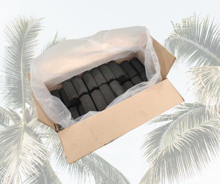 Pressed coconut shell charcoal briquettes SCHWARZBERG, 10 kg