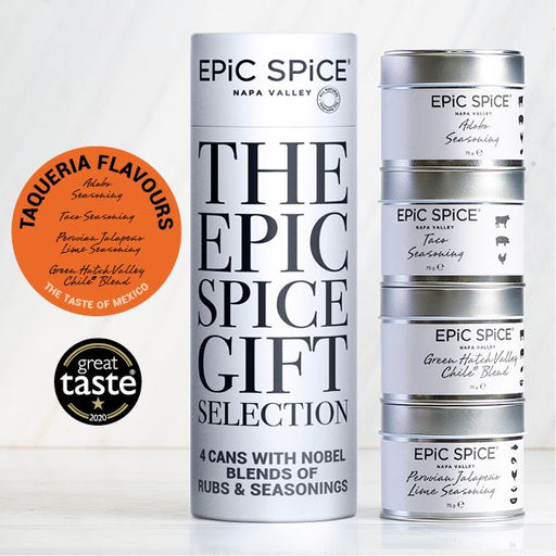 Epic Spice Napa Valley Taqueria Flavours, Meksikos Skoniai, prieskonių rinkinys, 4 vnt