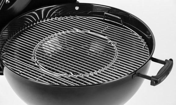 Gourmet BBQ System stainless steel hinged cooking grates