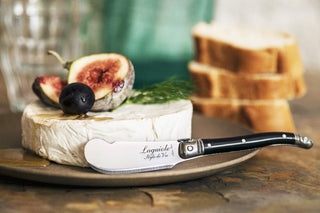 Cheese knife set LAGUIOLE by STYLE DE VIE, 3 pieces, black