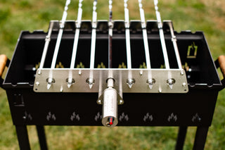 NEVARTYK automatic barbecue grill system, 7 skewers, Accessory for barbecues